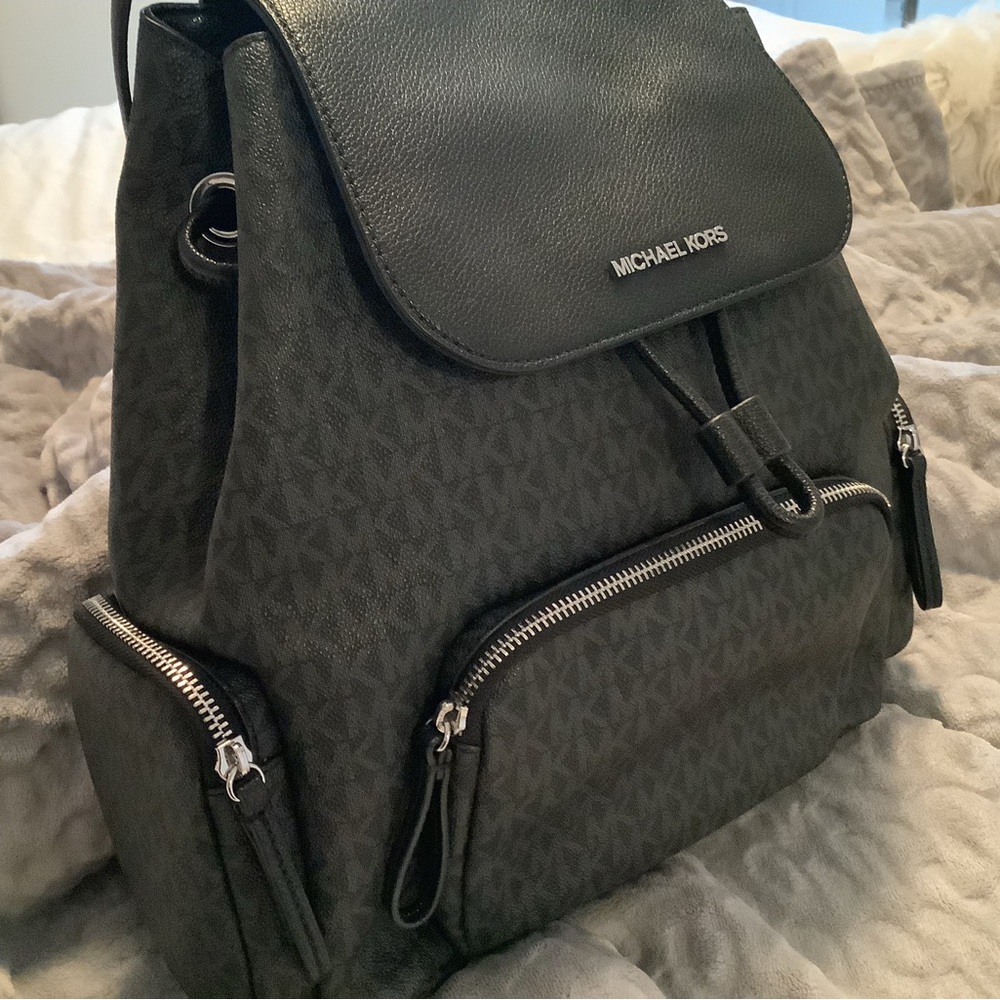 Michael Kors Abbey Large Logo Cargo Backpack